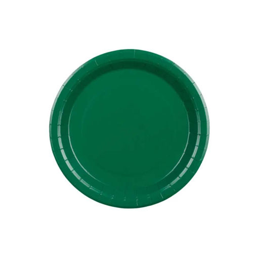 Picture of PAPER PLATES GREEN 23CM - 6 PACK